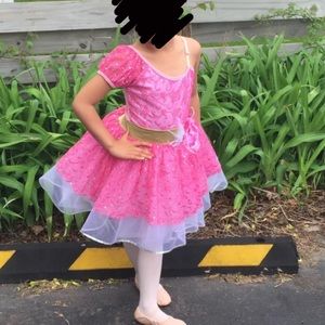 pink ballet dress